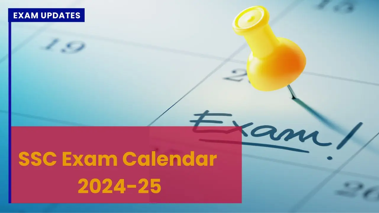 SSC Exam Calendar 2025